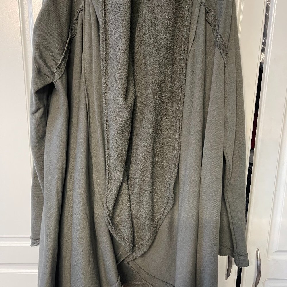 Oversized Olive Cotton Jacket by William B Size S
